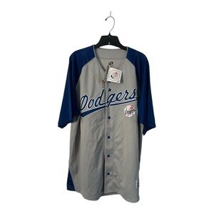 Dodgers Grey Jersey Size Xl New